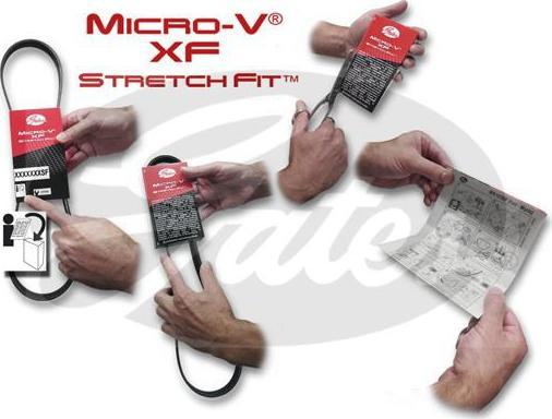 GATES Ремень поликлиновой MINI Cooper 01-> (4PK922SF, 4PK922SF)