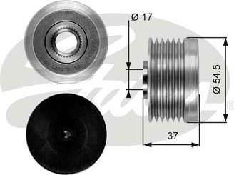 Gates OAP7034 механизм свободного хода генератора на PEUGEOT 406 Break (8E/F)