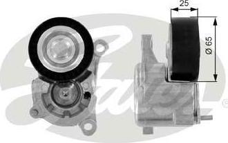GATES Ролик натяжения генератора CITROEN (T38206)