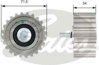 GATES Ролик натяжителя (T42183)