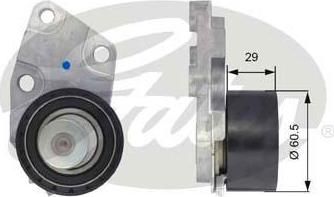 GATES Ролик ремня ГРМ DAEWOO NEXIA/ESPERO 1.5 16V (96350550, T43039)