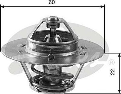 Gates TH12480G1 Термостат SKODA FELICIA 1.3 94-98