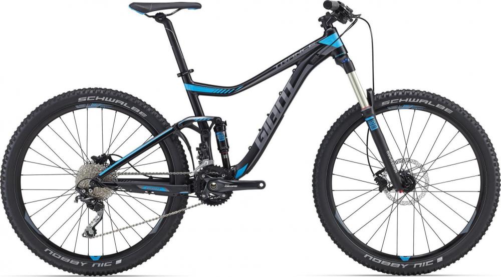 Велосипед Giant Trance 27.5 quot; 3 (2016), рама алюминий M, черный