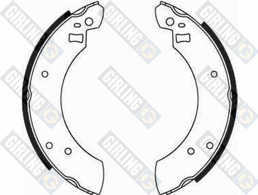 Girling 5161251 комплект тормозных колодок на NISSAN PRAIRIE (M10, NM10)