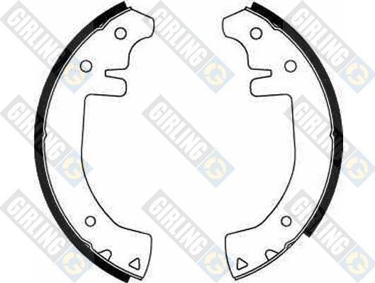 Girling 5180183 комплект тормозных колодок на RENAULT 4 (112_)