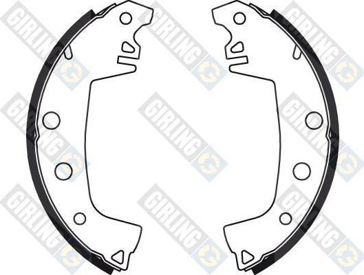 Girling 5180203 комплект тормозных колодок на RENAULT 4 (112_)