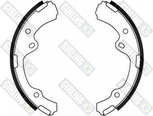 Girling 5181439 комплект тормозных колодок на TOYOTA HIACE I Wagon (LH1_, RH1_, LH3_, RH3_, LH2_, RH2_)