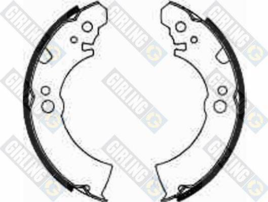 Girling 5181569 комплект тормозных колодок на NISSAN SUNNY II Hatchback (N13)