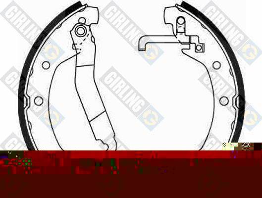 Girling 5185119 комплект тормозных колодок на VW LT 28-35 I автобус (281-363)