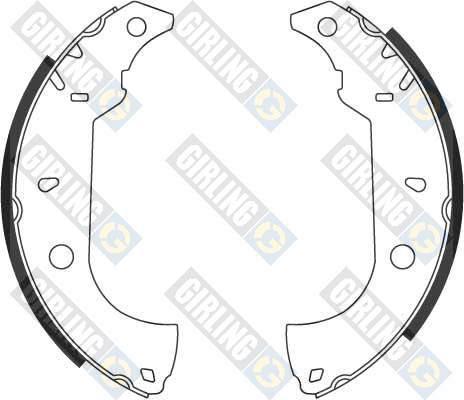Girling 5186143 комплект тормозных колодок на ALFA ROMEO 146 (930)