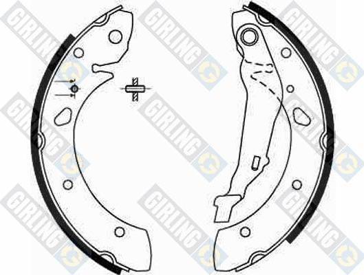 Girling 5186321 комплект тормозных колодок на TOYOTA AVENSIS (_T22_)