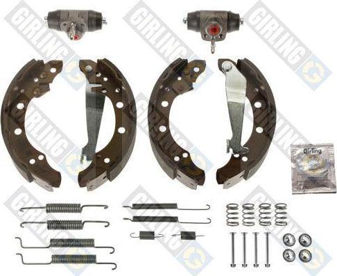Girling 5215109 комплект тормозных колодок на AUDI 80 (89, 89Q, 8A, B3)