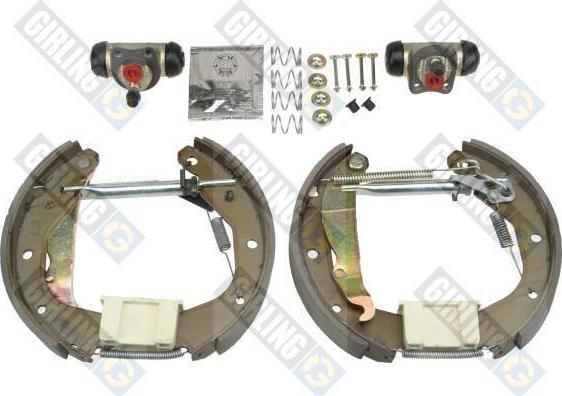 Girling 5316049 комплект тормозных колодок на OPEL KADETT D (31_-34_, 41_-44_)