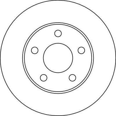 GIRLING Диск тормозной пер.вент. OPEL Sintra 2.2/3.0 ->99 569057 (569057, 6040411)