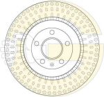 Girling 6061755 Диск тормозной AUDI A4/A5 07-/A6/A7/A8 10-/Q5 задний вент.D=330мм.