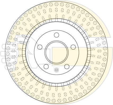 Girling 6061755 Диск тормозной AUDI A4/A5 07-/A6/A7/A8 10-/Q5 задний вент.D=330мм.