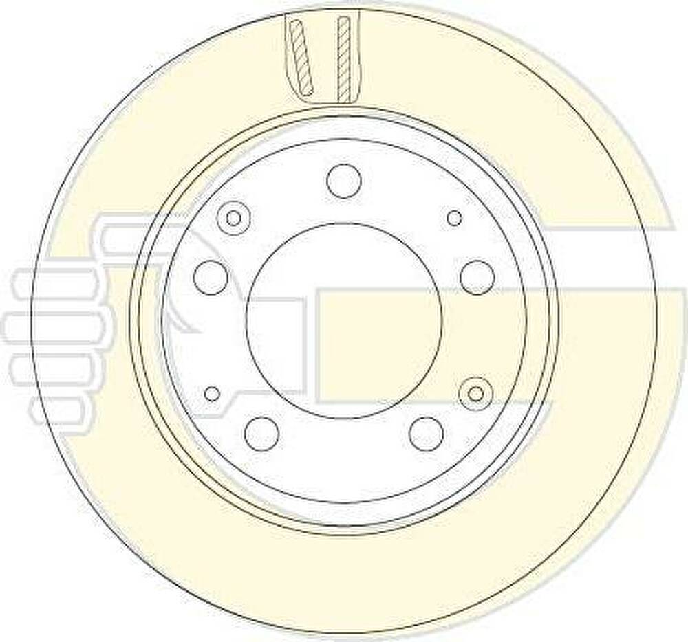 Girling 6062805 тормозной диск на PORSCHE 911 кабрио