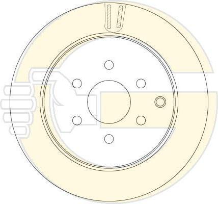 Girling 6062892 Диск тормозной NISSAN PATHFINDER 05>/NAVARA 05> задний