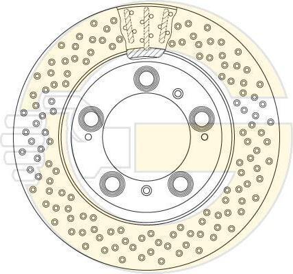 Girling 6063375 тормозной диск на PORSCHE 911 (996)