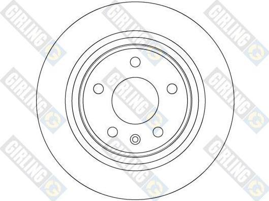Girling 6063704 тормозной диск на CHEVROLET CRUZE Station Wagon (J308)