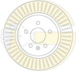 GIRLING Диск тормозной OPEL ZAFIRA 11- R17 задний D=315мм. (6063712)