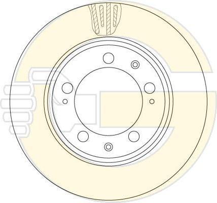 Girling 6064845 тормозной диск на PORSCHE 911 Speedster (964)