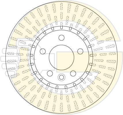 GIRLING Диск тормозной VW MULTIVAN V/TRANSPORTER V 03- передний D=340мм. (6064995)