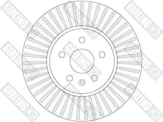 Girling 6066291 тормозной диск на OPEL MOKKA