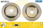 GIRLING Диск тормозной MERCEDES GL X164/ML W164/R W251 280-500 05- задний вент. D=330мм. (1644231312, 6073522)