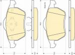 GIRLING Колодки тормозные передние VW SHARAN FORD GALAXY 95>06 (7M0698151A, 6112042)