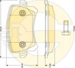 GIRLING Колодки тормозные зад. A4 A6 VW Golf V Jetta III Passat B6 Tiguan Touran Octavia 04-> (5N0698451, 6117631)