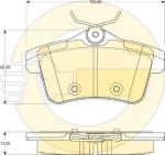 GIRLING Колодки тормозные CITROEN C4 09-/PEUGEOT 3008/5008 09- задние (4254.46, 6118281)