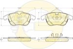 Girling 6119602 Колодки тормозные FORD GALAXY/MONDEO/S-MAX 11- передние