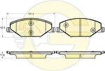 GIRLING Колодки тормозные VW POLO (RUS) 11-/SKODA FABIA 11- передние (6120271)