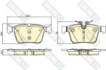 Girling 6120712 комплект тормозных колодок, дисковый тормоз на MERCEDES-BENZ C-CLASS T-Model (S205)