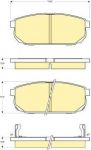 GIRLING Колодки тормозные задние Kia Sorento 02-/06- (GDB3344, 6133449)