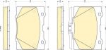 GIRLING Колодки тормозные HONDA LEGEND 4WD 06- передние (45022-SJA-E00, 6134989)