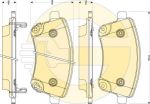 GIRLING Колодки тормозные зад. NISSAN Murano/Juke/Teana II//Renault Koleos//SUZUKI Grand Vitara 07-> (D4M609N00B, 6135089)