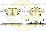 GIRLING Колодки тормозные HONDA CIVIC 12- передние (6136006)