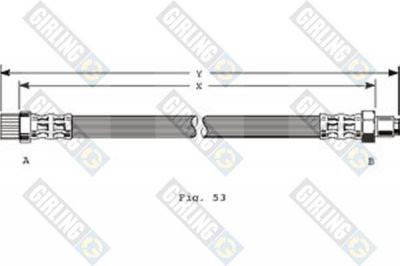Girling 9001251 тормозной шланг на RENAULT 21 универсал (K48_)