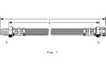 Girling 9002142 Шланг тормозной MITSUBISHI COLT 72-92/GALANT 80-92/SPACE RUNNER 91-99 передний