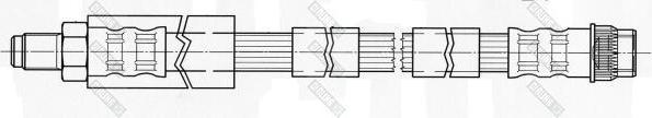 Girling 9002431 тормозной шланг на PEUGEOT 307 (3A/C)