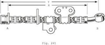 Girling 9004375 тормозной шланг на HONDA PRELUDE IV (BB)