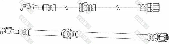 Girling 9004948 тормозной шланг на CHEVROLET LACETTI универсал (J200)