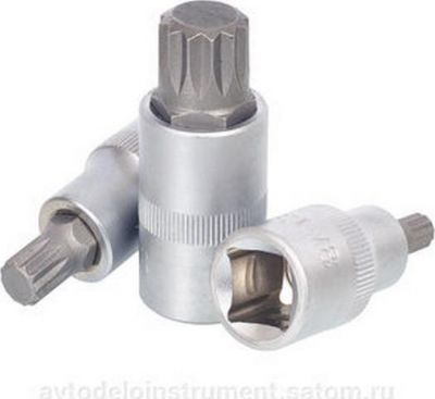 головка со вставкой SPLINE M8 (1/2,L=55mm) АвтоDело (39508)