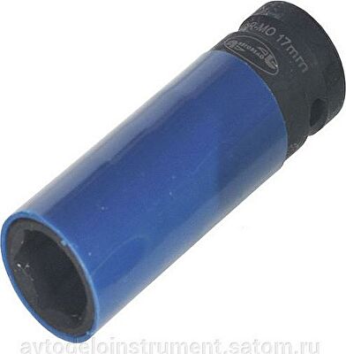 головка ударная колёсная *17 (1/2,L= 85mm с пласт.защитой) АвтоDело 39227