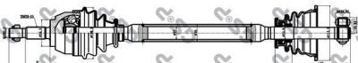 GSP 250197 Привод лев Renault Laguna 97- (8200031134)