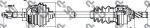 GSP 260002 Привод в сборе OPEL ASTRA/CORSA/COMBO 1.2-1.7D 91-01 прав. (ABS) (26029827)