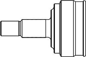 GSP 862007 ШРУС наруж.ком/кт (ABS) VOLVO 440 1,7-2,0 8/88-7/96 ,460 1,7 8/89-7/92 ,480 1,7 4/86-7/90 34331017 (302058)
