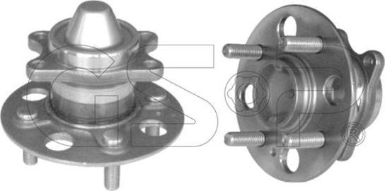 GSP 9400100 Ступица колеса задняя с подшипником HYUNDAI GETZ 02->/ACCENT III 05->/KIA PICANTO 04-> (527501G000)